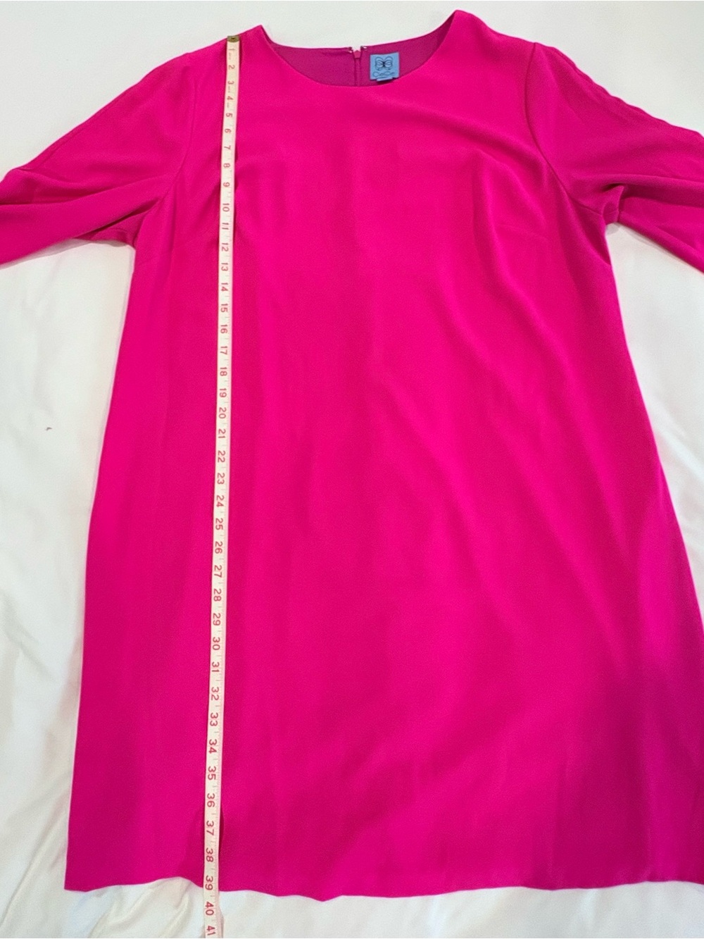 CeCe Bright Pink Tie-Sleeve Shift Dress – Size 18W - Picture 3 of 6
